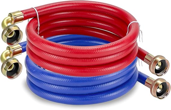 6FT Washing Machine Hoses with 90 Degree Elbow
