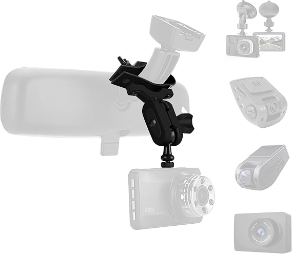 Dash Cam Mount Holder, Come with 10+ Different Joints, Compatible with TOGUARD, apeman, Yi, YI Nightscape, Crosstour, Mibao, SuperEye, Modohe, DuDuBell Dash Cam Dash Cam/GPS