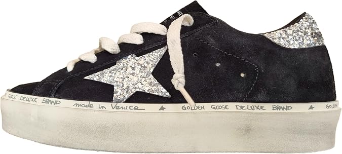 Golden Goose Hi Star Vintage 90179 Women's Trainers Black/Silver