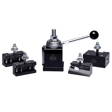 5 Pc. BXA Machinist Pro Quick Change Wedge Tool Post Set