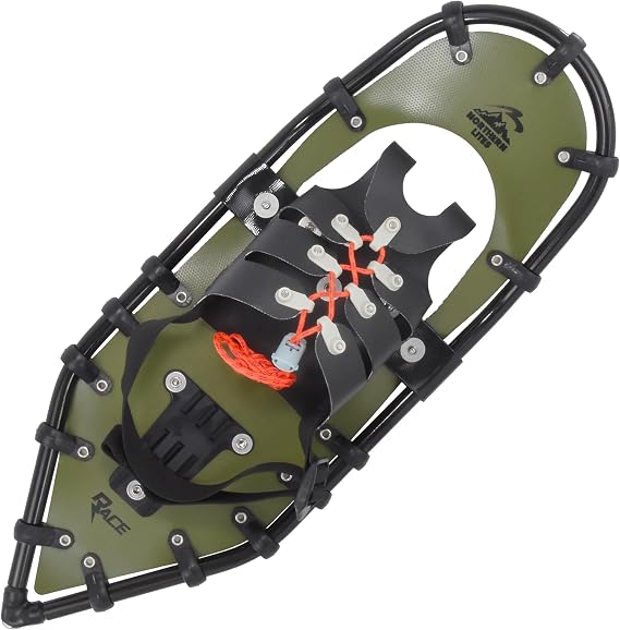 Ultralight Running Snowshoes for Speed & Performance | Speed Lace Binding, Race Traction, 7075-T6 Aluminum Frame | for Athletes up to 200 lbs