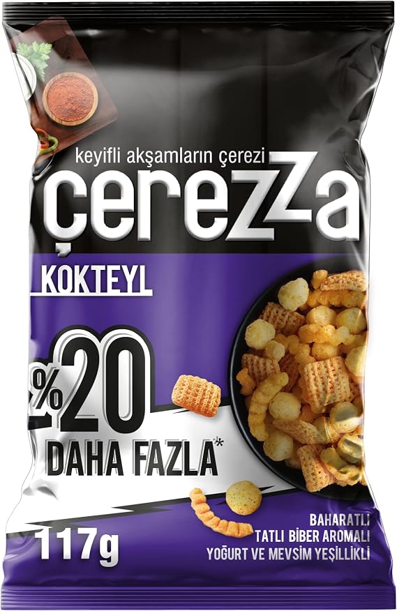 Çerezza Kokteyl 117 gr Süper Boy Mısır Çerezi