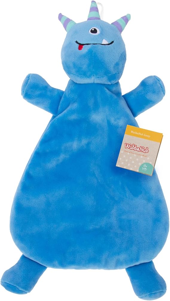 WubbaNub Blue Monster Lovey