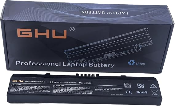 GHU Premium Battery 58Wh Compatible with Dell Inspiring 1545 Module Type X284G RN873 GW240 1525 Recharges Over 500 Times