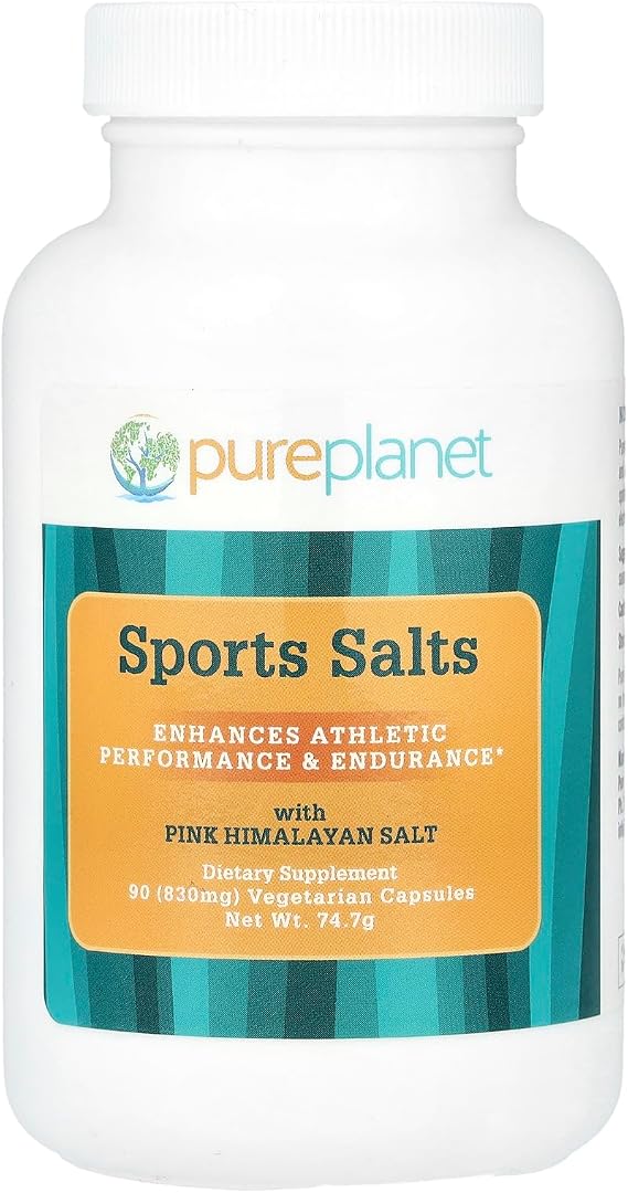 PURE PLANET Sports Salts, 90 Vegetarian Capsules