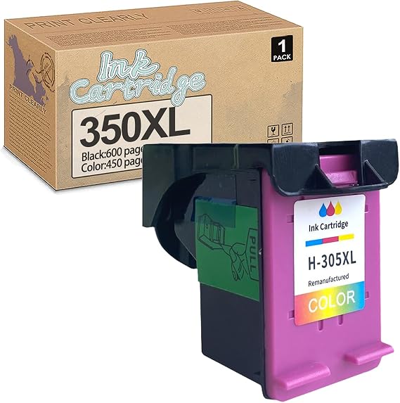 305XL Compatible Ink Cartridge Replacement for HP 305XL 305 Ink Cartridges Work for HP DeskJet 2710 2720 2721 2722 Envy 6010 6012 6020 6022 6030 6032 6052 Printers Tri-Color