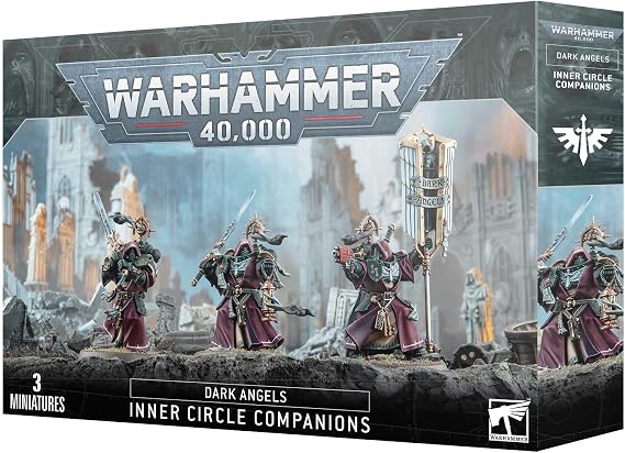 Games Workshop - Warhammer 40,000 - Dark Angels: Inner Circle Companions, Black