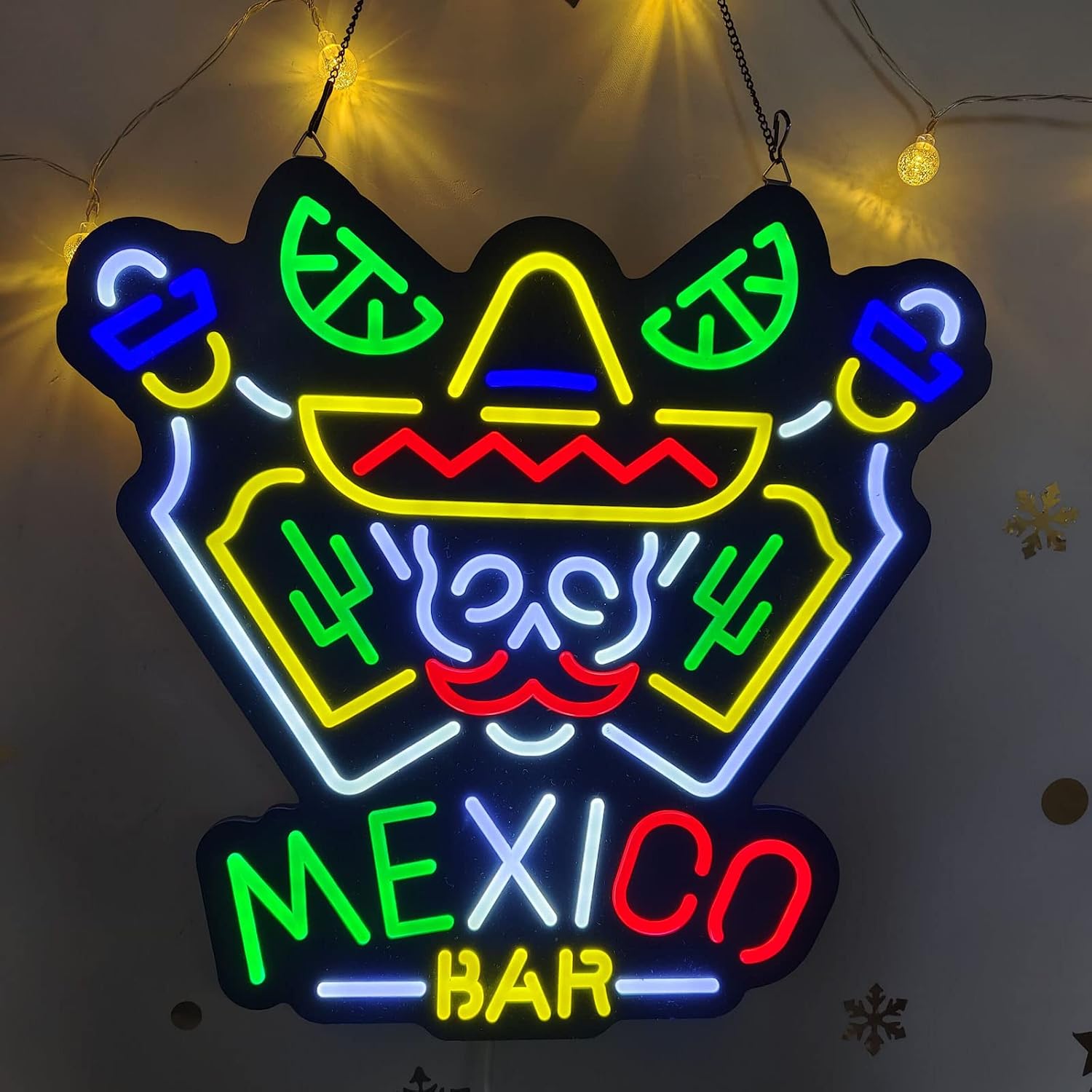 Mexico Death Day Ultra-thin LED Neon Sign Art Wall Lamp for Beer Bar Club Garage Bedroom Window Glass Hotel Bar Cafe Wedding Birthday Party Gift