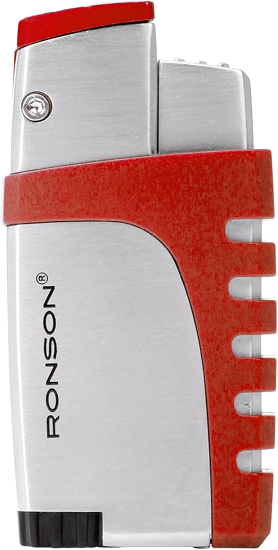 Ronson Starke turbo gas lighter red, RL13006Red