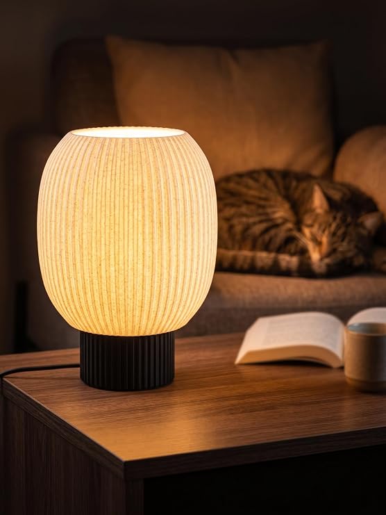 Designobee Styline - Modern Abajur Masa Lambası Gece Lambası – Ambiyans Lambası, Dekoratif LED Abajur [Enerji Sınıfı A+++]