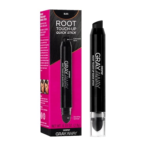 Gray Away Root Touch-Up Quick Stick, Black, 0.1 oz