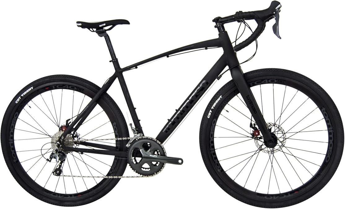 Tommaso Illimitate Sport Performance Aluminum Gravel Bike Carbon Fork Shimano Tiagra 20 Speeds Road Bicycle Men Road Bikes for Men