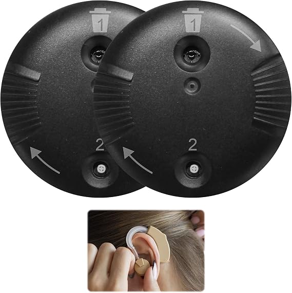 Cerushield Disk for Phonak,2 Pcs for Phonak Hearing Aid Wax Filters,Hearing Aid Ear Wax Guard Professional Portable Cerumen Filter Baffle Accessory for Phonaks Hearings aids
