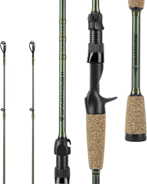 KastKing Spartacus II Twin-Tip Spinning & Casting Fishing Rods
