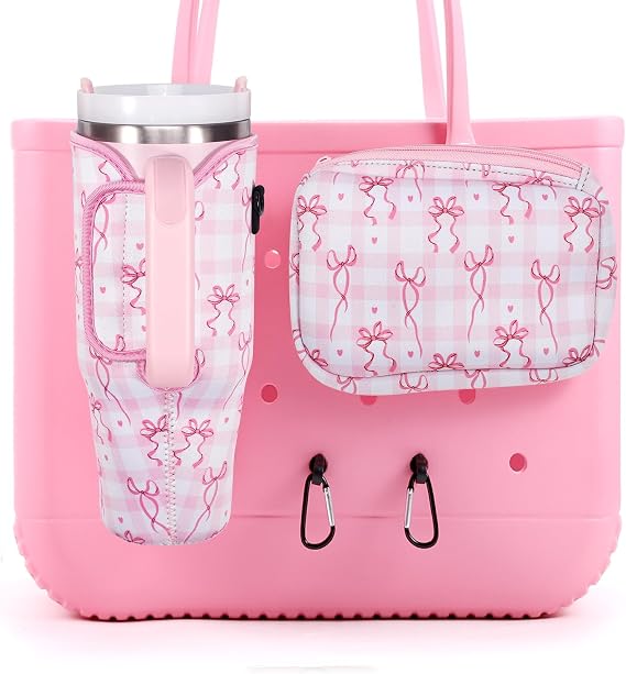 4PCS Organizer Holder for Bogg Bag, Accessories for Bogg Bags, Phone & Cup Holder compatible with Bogg Bag Original, Bag is not included
