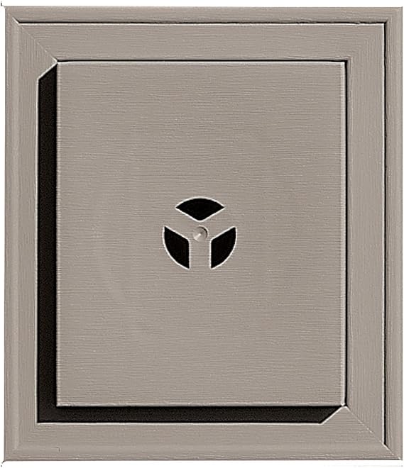 Builders Edge 130110002008 Squared Mounting Block 008, Clay
