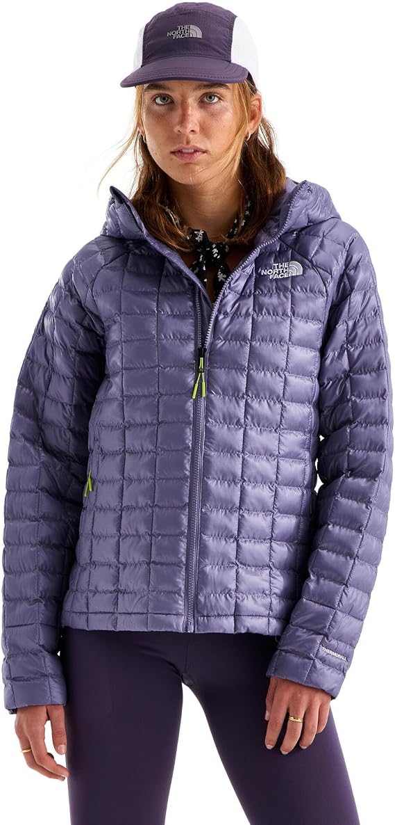 THE NORTH FACE Women's Thermoball Hooded Jacket | High Loft Insulation, Wind & Water Resistant, Adjustable Hood & Zip Pockets