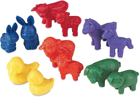 Learning Resources Friendly Farm Animal Counters (Set of 144)