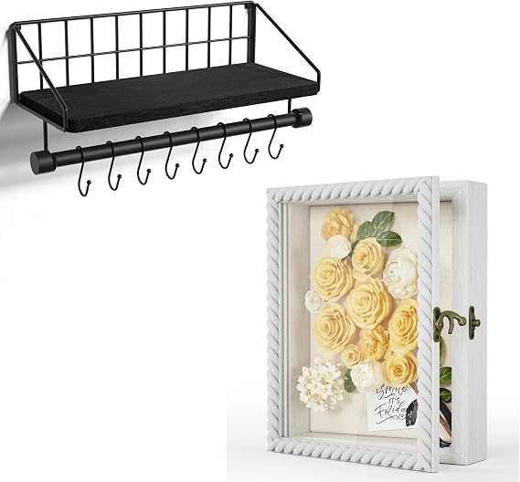 Alsonerbay Bundle - Floating Shelf and Shadow Box
