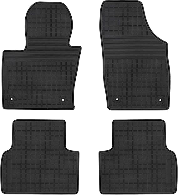Car Floor Mats for Audi Q3 2015-2018 Rubber Black