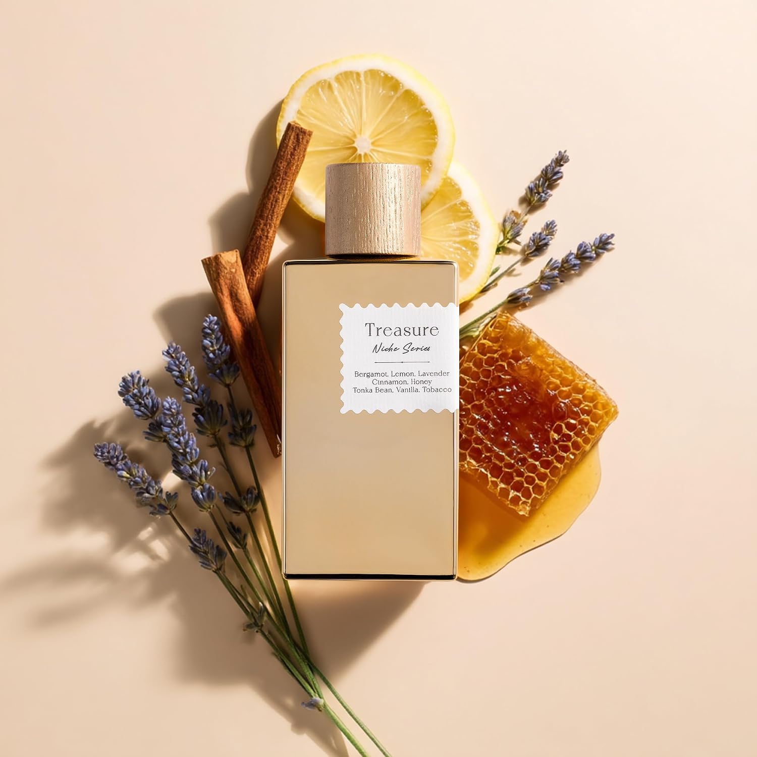 Mad Treasure Extrait de Parfum,100 ml Unisex Parfüm – Bergamot, Tarçın ve Vanilya Esintili