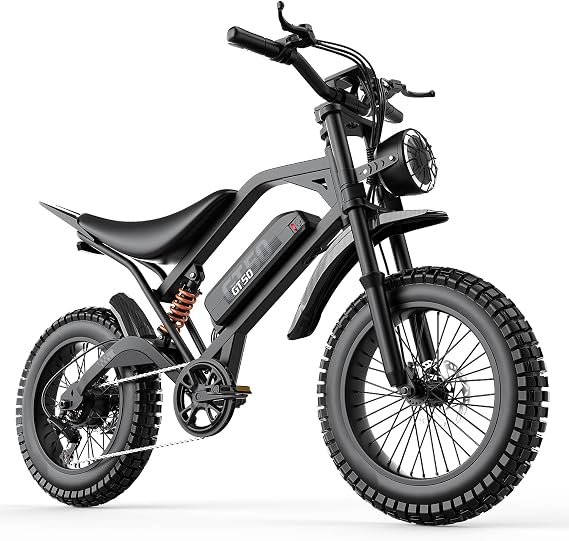 Electric Bike for Adults, Electric Dirt Bike with 2500W Peak Motor, 28/36Mph & 65 Miles Range, Off-Road Ebike with NFC Unlock, 48V 20AH Removable Battery, 16/20" Fat Tire Commuter E Bike
