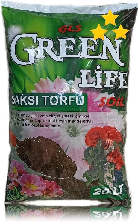 Harika Bitki Toprağı Fideleme Çiçek Toprağı Torf Humus Katkılı 20 lt.