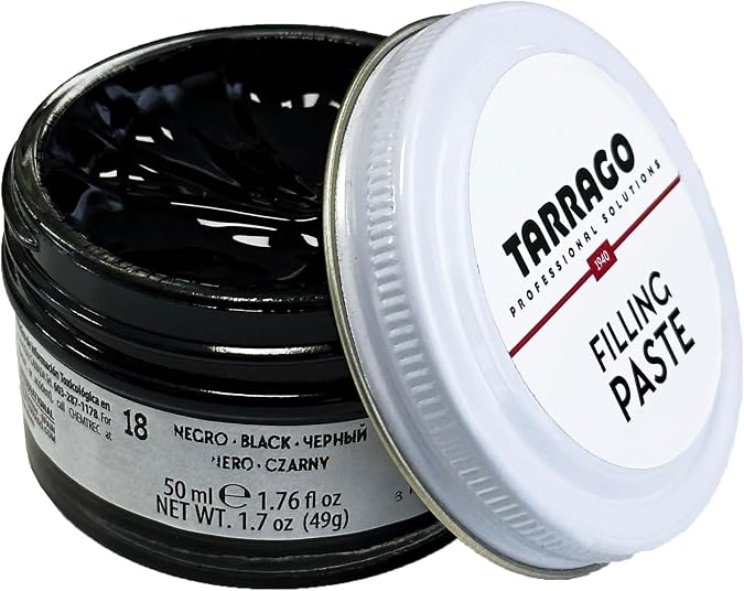 Tarrago Filling Paste - 50ml Leather Filler Repair Compound - Leather Restoration Crack, Burns, Tears, Holes Filler