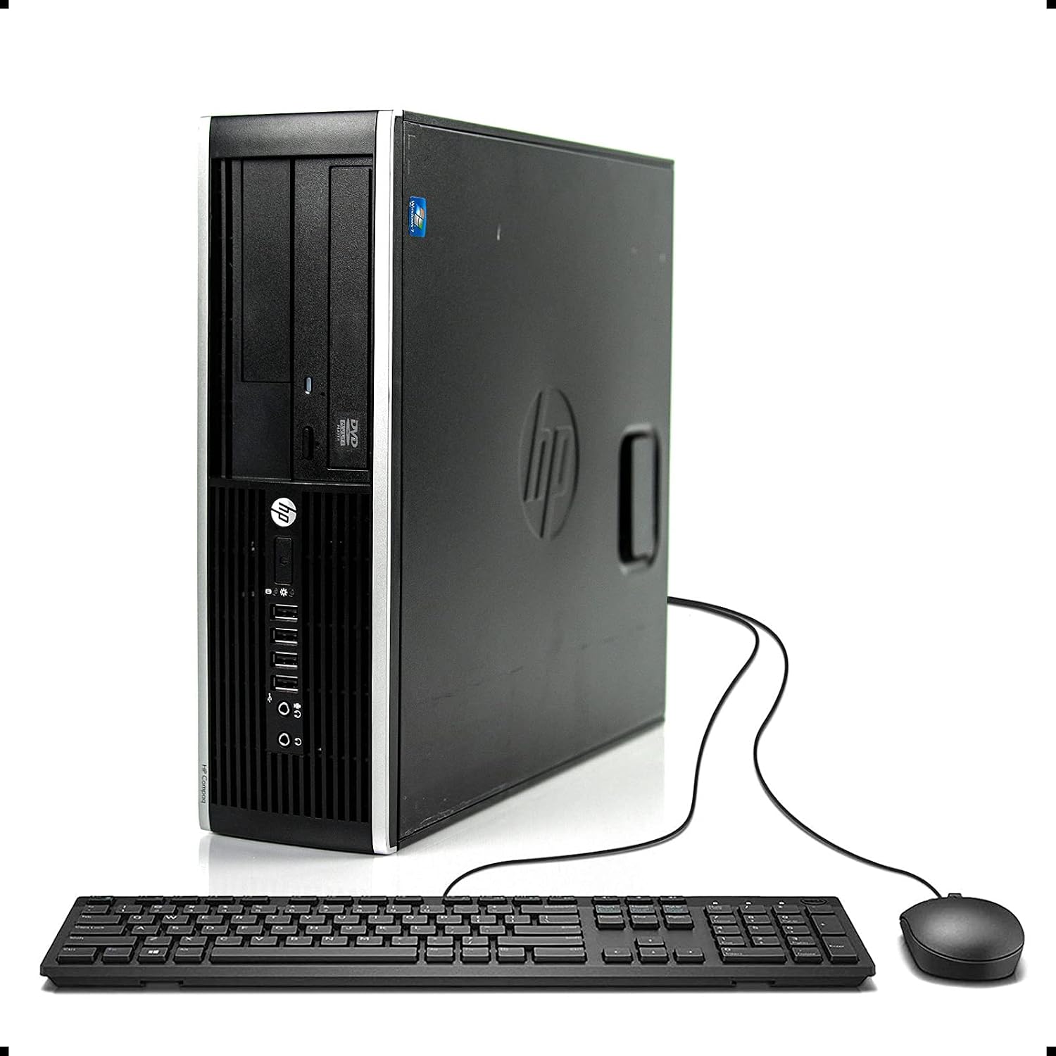 HP Elite 8300 Business Desktop, Intel Quad Core i7 3770 3.4Ghz, 32GB DDR3 RAM, 2TB Hard Drive, DVDRW, Windows 10 Home Renewed
