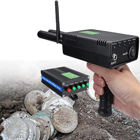 Handheld diamond detector, metal detector, professional high-precision gold detector with portable box, can detect copper, gold, gemstones