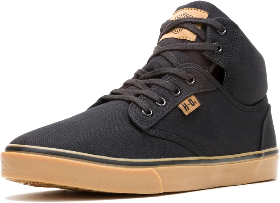 Harley-Davidson Men's Wrenford Canvas Motorcycle Casual Sneaker