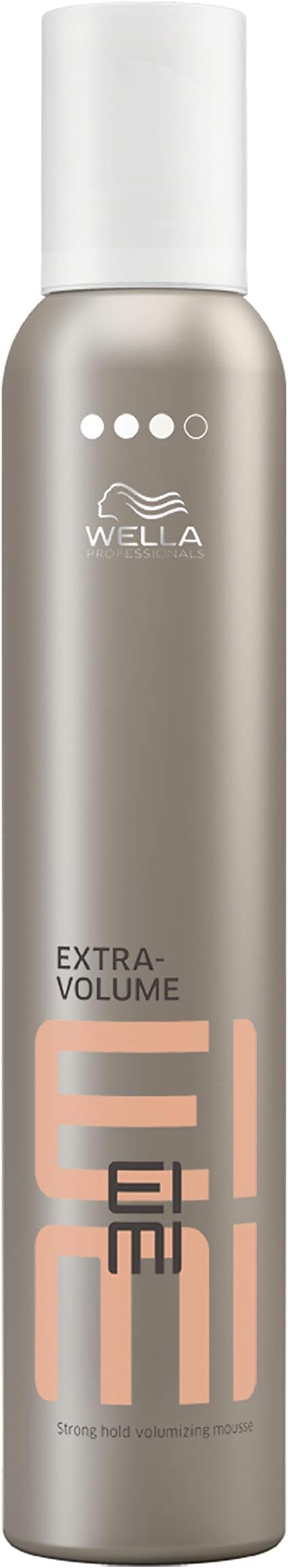 Wella Professionals EIMI Extra Volume Strong Hold Heat Protection Professional Hair Styling Mousse, For Extra Volume and Body, 300ml