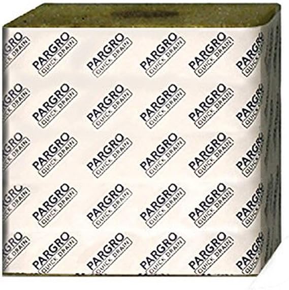 Grodan RW241025 Pargro QD 6x6x6, case of 64 Pargo Biggie, Grey