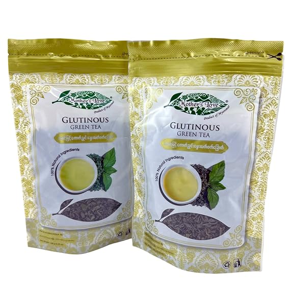 Mother's Love Myanmar Tea (Glutinous Green Tea) 3.53oz (100g)