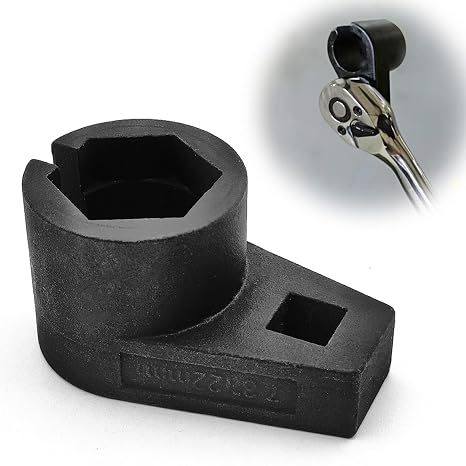 Offset Oxygen Sensor Socket,7/8-Inch (22mm) with 3/8-Inch Drive, Wire Gate Accesses Sensor from Side, Preventing Damage to Wires, Universal for Most Models of Cars