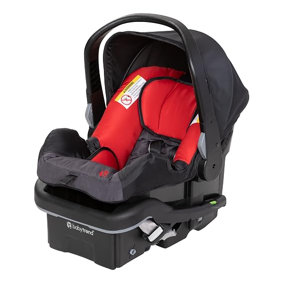 Baby Trend EZ-LiftTM Plus Infant Car Seat, Liberty Red Newborn Comfort Padding, Lightweight Carry Build, Adjustable Harness System