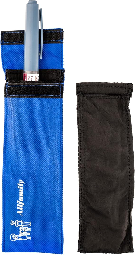 4ALLFAMILY Chiller Insulin Cooler Travel Case for 1 Pen (Small) | TSA-Approved Insulin Travel Cooler with 45H Cooling without Electricity - Daily Medicine Transport