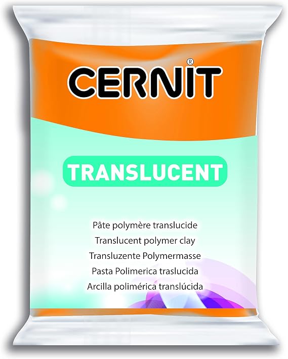 Cernit (A Clairefontaine Brand) CE0920056752C Cernit Translucent 56 g Orange