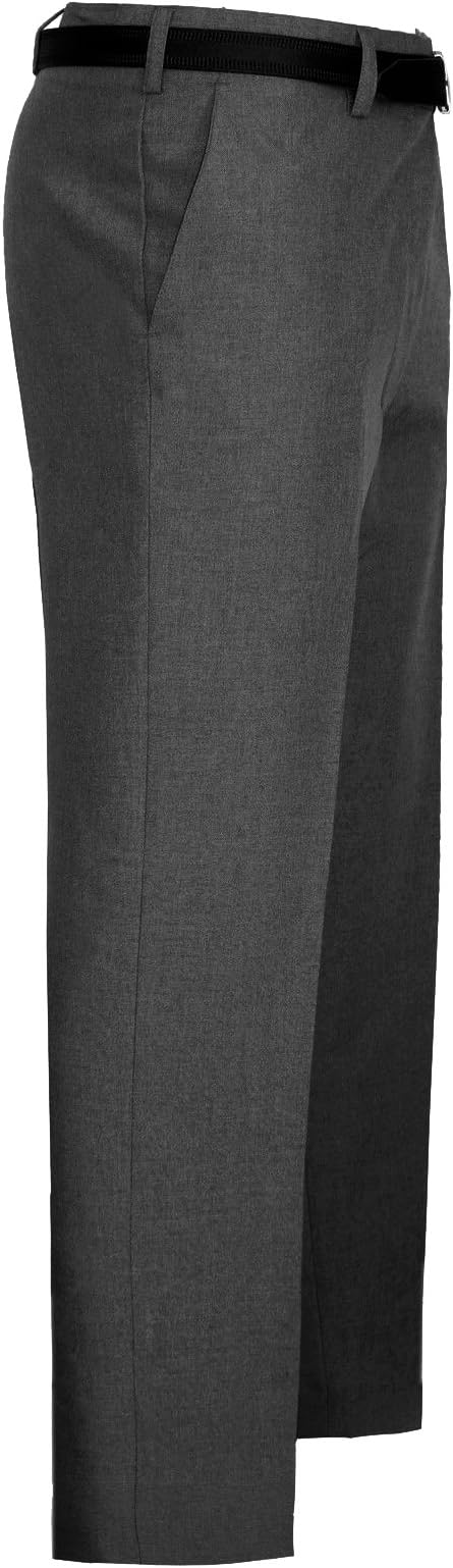 MyShoeStore Mens Formal Trousers Casual Business Office Smart Dress Pants Waist Size 30 Inch to 50 Inches Inside Leg 27Extra Short / 29Short / 31Regular / 33Long