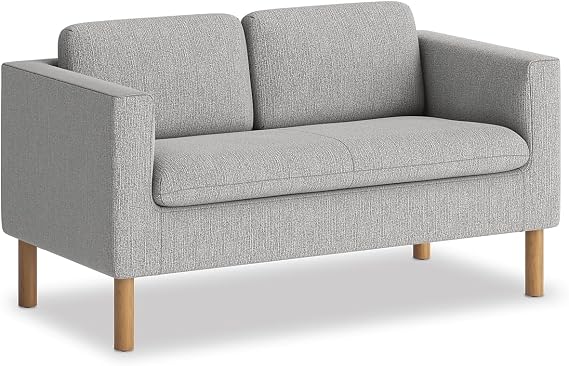HON PARKWYN Series LOVESEAT, 53.5W X 26.75D X 29H, Gray