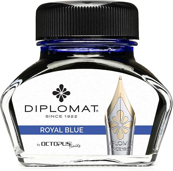 Diplomat Kraliyet Mavisi Ahtapot Mürekkep Şişesi 30 ml