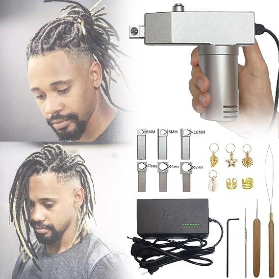 Portable Dreadlocks Loc Machine Electric Dread Hair Maker Machine Dreadhair Braid Can Work Directly On Head