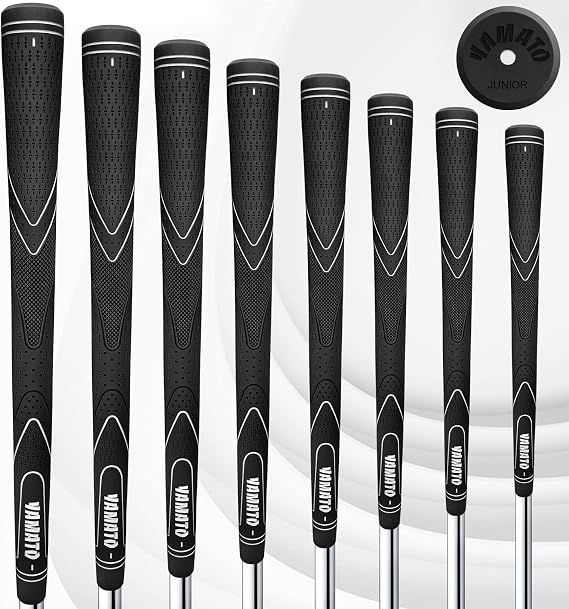 Yamato Junior Golf Grips Kids & Youth Golf Club Grips - 8 Pack Of High-Quality Junior Golf Grips For Perfect Swing