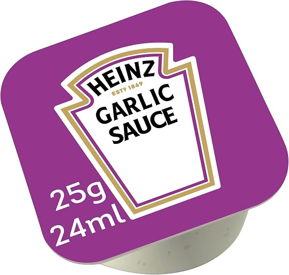 Heinz Garlic Sauce Dippots 25 g (Pack of 100)