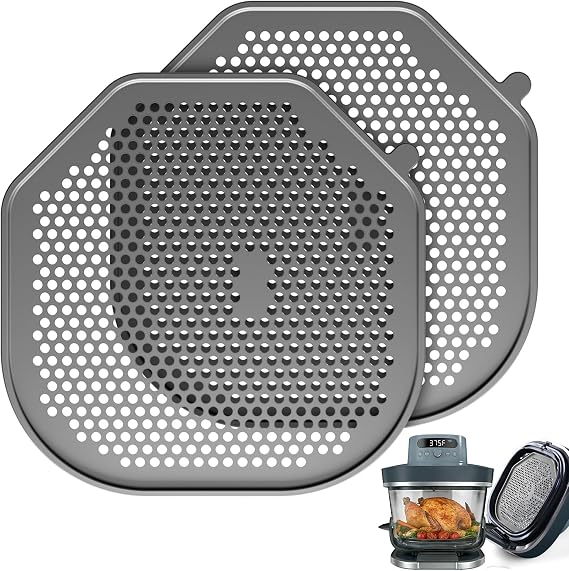 2 PCS Silicone Splatter Shields for Ninja Crispi Pro AS101CY,Grey