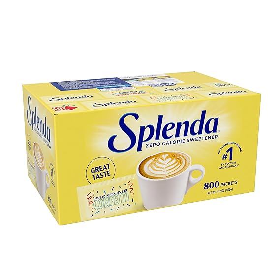 SPLENDA Zero Calorie Sweetener, 800 Count Packets | Value Pack