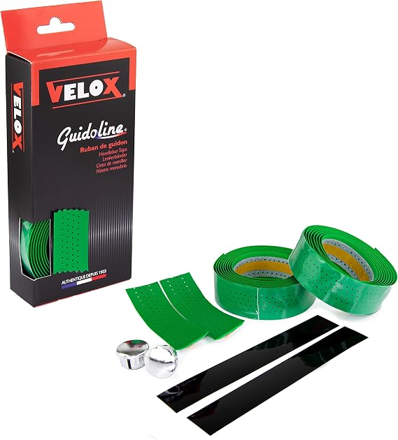 Velox Unisex's Soft Grip Cork Handlebar Tape, Green, One Size