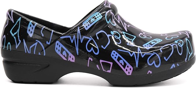 Anywear SR Angel Clogs, Nursing Shoes, Kaleidoscope, 5 Women/3 Men