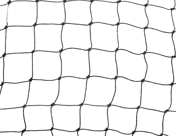 Bird B Gone Bird Net 2000, 1-1/8" Mesh, 25'x25' Black Heavy-Duty Netting