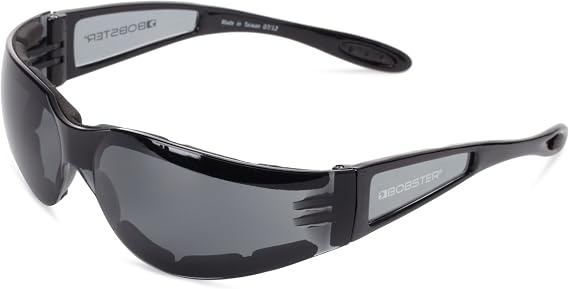 Bobster Shield 2 Sunglasses, Black Frame/Smoked Lens, One Size